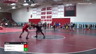 197 lbs Consi Of 8 #1 - Kevin Makosy, Maryland vs Nick Boykin, Ohio State