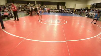 73 lbs Rr Rnd 8 - Ariah Mills, Roundtree Wrestling Academy Black vs River Brackett, Maine Trappers