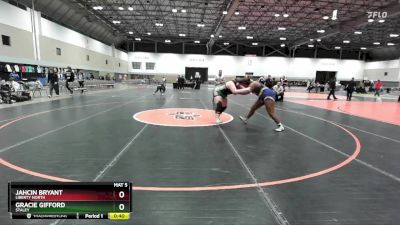 235 lbs Cons. Round 3 - Jahcin Bryant, Liberty North vs Gracie Gifford, Staley