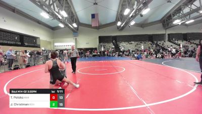 111 lbs Rr Rnd 2 - Thomas Potsko, Mat Assassins Red vs Jd Christman, Revival Green