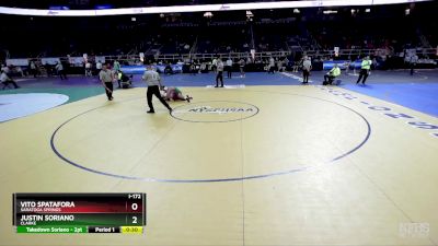 I-172 lbs Cons. Round 3 - Vito Spatafora, Saratoga Springs vs Justin Soriano, Clarke