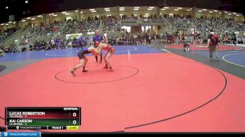 128 lbs Semis & 1st Wrestleback (8 Team) - Kai Carson, La Grande vs Lucas Robertson, Tillamook