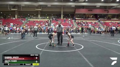 64 lbs Cons. Semi - Heath Maier, SlyFox vs Gabriel White, Olathe Raptor Wrestling Club