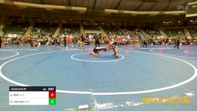 108 lbs Consi Of 8 #1 - Jordan Bell, Greater Heights Wrestling vs Adden Jarman, Mat Monsters Mesa Az