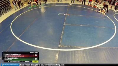 100 lbs Cons. Semi - Saige Trinnaman, Bear River Jr High Wrestling C vs Eleanor Bird, Wasatch WC