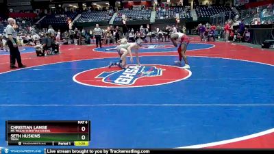 1A-126 lbs Semifinal - Seth Huskins, Trion vs Christian Lange, Mt. Pisgah Christian School