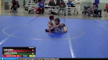 56 lbs Round 5 (8 Team) - Cam Smith, PA Alliance Red vs Jaisen Sharma, Roughhouse