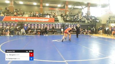 170 lbs Round Of 32 - Liliana Vergara, Campbellsville vs Avery Ackerman, Saint Mary