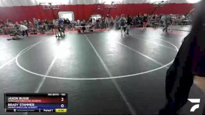 160 lbs Semifinal - Jaxon Busse, Sarbacker Wrestling Academy vs Brady Stammer, Askren Wrestling Academy