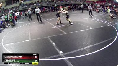 85 lbs Cons. Round 3 - Cooper Ferguson, Conestoga Wrestling Club vs Pierce Nab, Gering Wrestling Club