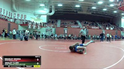 190 lbs Champ. Round 2 - Wesley Clary, Perry Meridian Wrestling Club vs Bradley Rivera, Elite Athletic Club