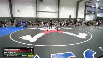 59 lbs Round 4 - Eric Martz Jr., All-Phase Wrestling Club vs Gunnar Gingerich, Twin City Wrestling Club