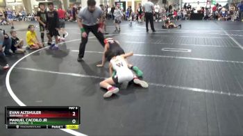 72 lbs Round 3 (6 Team) - Manuel Cacoilo Jr, Daniel Cormier vs Evan Altshuler, Warhawks