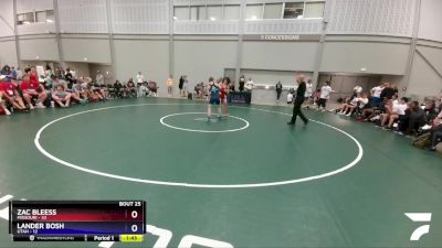 120 lbs 4th Wrestleback (16 Team) - Zac Bleess, Missouri vs Lander Bosh, Utah