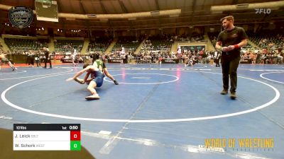 101 lbs Consi Of 4 - Joseph Leick, Sebolt Wrestling Academy vs William Schork, Westshore Wrestling Club