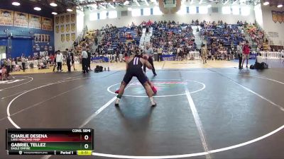 126 lbs Cons. Semi - Gabriel Tellez, Eagle Empire vs Charlie DeSena, Lake Highland Prep