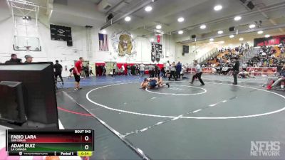 195 lbs Cons. Round 4 - Adam Ruiz, La Canada vs Fabio Lara, San Dimas