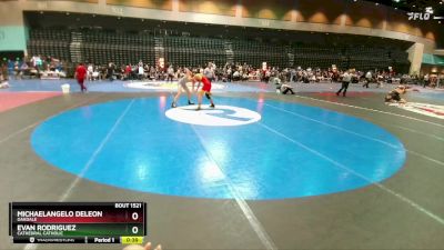 132 lbs Cons. Round 3 - Evan Rodriguez, Cathedral Catholic vs Michaelangelo DeLeon, Oakdale