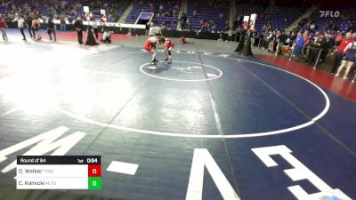 120 lbs Round Of 64 - Dylan Walker, Tyngsborough/Dracut vs Cole Kalnicki, Milford