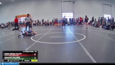 90 lbs Round 4 - Graham Galardi, Seymour Youth Wrestling Club vs John Grady Plott, Legacy Elite Wrestling