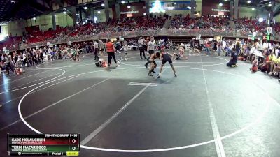 95 lbs Cons. Round 1 - Cade McLaughlin, Waverly Wrestling Club vs Yerik Mazariegos, Warrior Wrestling Academy