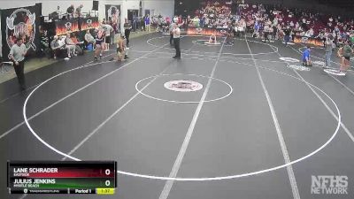 4A 160 lbs Quarterfinal - Lane Schrader, Eastside vs Julius Jenkins, Myrtle Beach