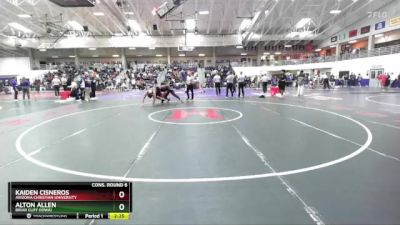 285 lbs Cons. Round 6 - Kaiden Cisneros, Arizona Christian University vs Alton Allen, Briar Cliff (Iowa)