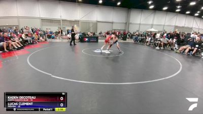 145 lbs Round 2 (6 Team) - Kaden DeCoteau, North Dakota Blue vs Lucas Clement, Indiana