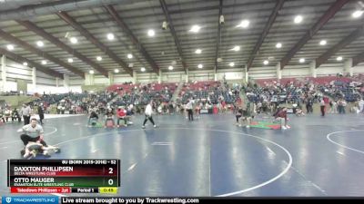 52 lbs Quarterfinal - Otto Mauger, Evanston Elite Wrestling Club vs Daxxton Phillipsen, Delta Wrestling Club