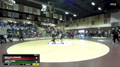 106 lbs Cons. Round 3 - Declan Leonard, Del Oro vs Aden Vang, Mira Mesa