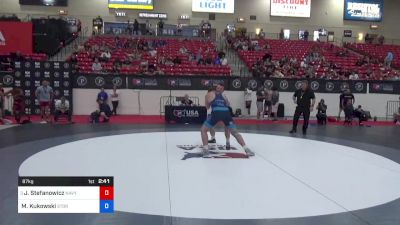 87 kg Rnd Of 16 - John Stefanowicz, Navy Wrestling Club vs MacAron Kukowski, Minnesota Storm