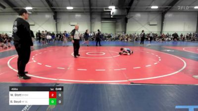 45 lbs Quarterfinal - Wesley Stott, Backyard Bullies Wrestling Club vs Branson Boyd, Morris Fitness Black