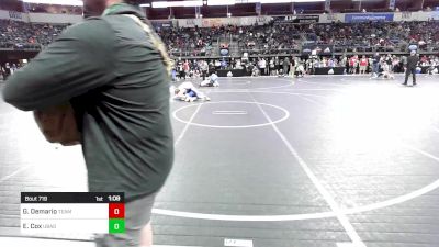 135 lbs Semifinal - Graeden Demario, Team Oklahoma vs Eli Cox, Ubasa Wrestling Academy