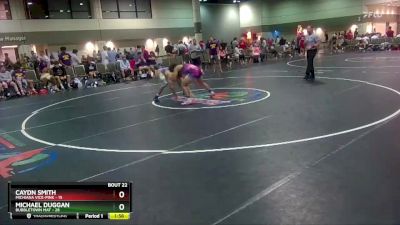 160 lbs Round 3 (16 Team) - Caydn Smith, Michiana Vice-Pink vs Michael Duggan, Bubbletown Mat