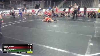 W 106 lbs Round 2 (4 Team) - Matti Givens, Texas vs Jocelyn Prado, Nebraska