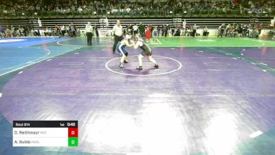 125 lbs Round Of 16 - Dylan Reithmayr, Red Nose vs Ambrose Buldo, Paramus