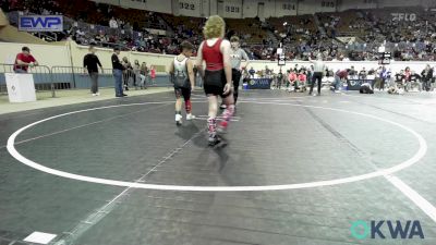 5th Place - Braxton Lemmons, Barnsdall Youth Wrestling vs Tucker Nuckolls, Morris Eagle Wrestling Club