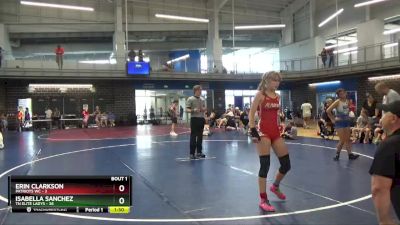 110 lbs Finals (2 Team) - Isabella Sanchez, TN Elite Ladys vs Erin Clarkson, Patriots WC