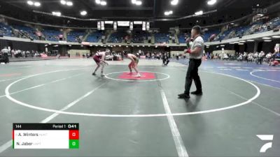 144 lbs Cons. Round 2 - Austin Winters, Unity vs Naseem Jaber, Lockport