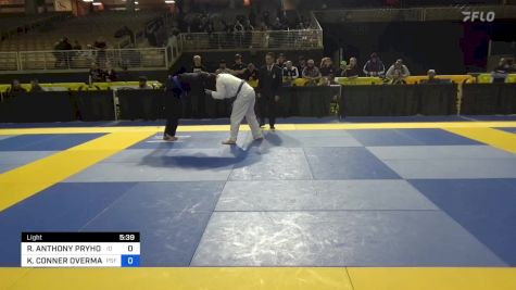 ROBERT ANTHONY PRYHOCKI vs KYLE CONNER OVERMAN 2024 Pan Jiu Jitsu IBJJF Championship