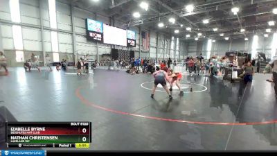 91-97 lbs Round 2 - Izabelle Byrne, Deschutes Mat Club vs Nathan Christensen, Lakeland WC