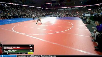 D1-138 lbs Quarterfinal - Connor O`Donnell, South Milwaukee vs Sullivan Ramos, Kenosha Indian Trail