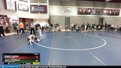 48 lbs Semifinal - Emmitt Hazen, Pleasant Grove vs Mack Theobald, Elite Wrestling