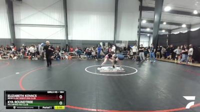 164 lbs Round 1 - Elizabeth Kovacs, Bear Claw Wrestling Club vs Kya Roundtree, Hillsboro Mat Club