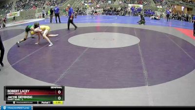 134 lbs Semis & 1st Wrestleback (8 Team) - Robert Lacey, Crook County vs Jacob Sieminski, Sweet Home