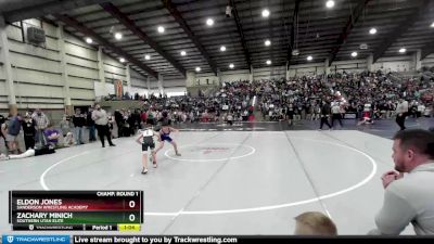 86 lbs Champ. Round 1 - Zachary Minich, Southern Utah Elite vs Eldon Jones, Sanderson Wrestling Academy