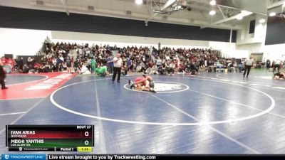 113 lbs Champ. Round 1 - Ivan Arias, Buchanan vs Mekhi Yanthis, Los Alamitos