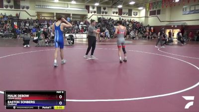 Junior-2 lbs Round 3 - Malik Debow, Cedar Rapids vs Easton Sonberg, Caveman