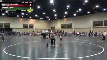 40 lbs Finals (2 Team) - Madilyn McHawes, Iowa Black vs Maximus Rock, Missouri Black