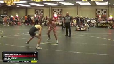 90 lbs Finals (8 Team) - Matthew Rowles, Team Alien vs Dylan Petocz, Olympic